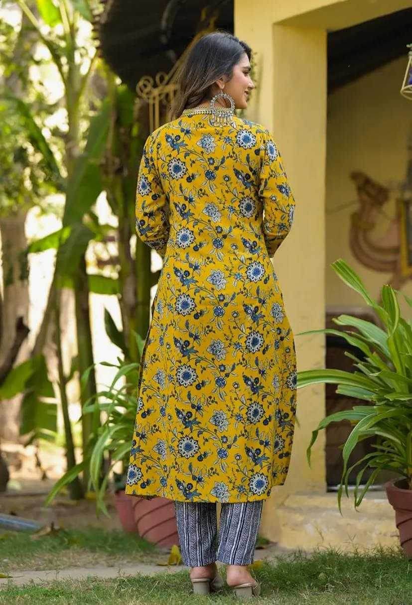Cotton Casual Workwear Kurti - MYLUXURY LANE ENTERPRISE
